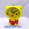 Small alarm clock, student clock, clock, cartoon music alarm clock details Picture